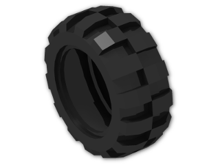 LEGO® Stein: Tyre 20 x 30 Balloon Medium 6581 | Farbe: Black