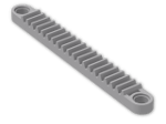 LEGO® Stein: Technic Gear Rack 1 x 10 with Holes 6592 | Farbe: Medium Stone Grey