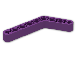LEGO® Brick: Technic Beam 4 x 6 Liftarm Bent 53.13 6629 | Color: Bright Violet
