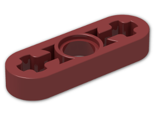 LEGO® Brick: Technic Beam 3 x 0.5 Liftarm 6632 | Color: New Dark Red