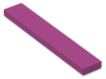 LEGO® Stein: Tile 1 x 6 6636 | Farbe: Bright Reddish Violet