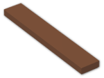 LEGO® Brick: Tile 1 x 6 6636 | Color: Reddish Brown