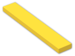 LEGO® Brick: Tile 1 x 6 6636 | Color: Bright Yellow