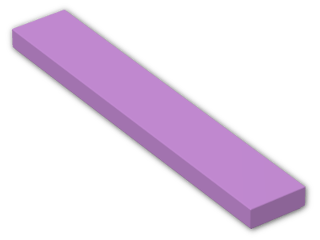 LEGO® Stein: Tile 1 x 6 6636 | Farbe: Medium Lavender