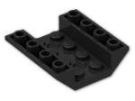 LEGO® Stein: Slope Brick 45 4 x 4 Double Inverted with Center Holes 72454 | Farbe: Black