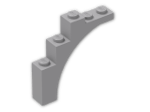 LEGO® Brick: Arch 1 x 5 x 4 with Reinforced Tip 76768 | Color: Medium Stone Grey