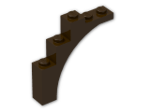 LEGO® Brick: Arch 1 x 5 x 4 with Reinforced Tip 76768 | Color: Dark Brown