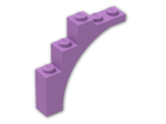 LEGO® Stein: Arch 1 x 5 x 4 with Reinforced Tip 76768 | Farbe: Medium Lavender