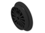LEGO® Brick: Train Wheel Large with Axlehole and Pinhole 85489a | Color: Black
