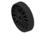 LEGO® Stein: Train Wheel Large with Axlehole and Pinhole without Flange 85489b | Farbe: Black