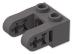 LEGO® Stein: Technic Brick 1 x 2 with Two Liftarms 85943 | Farbe: Dark Stone Grey