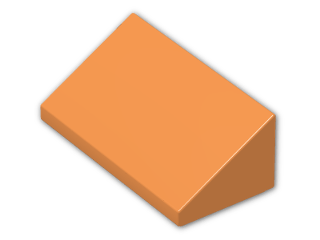 LEGO® Brick: Slope Brick 31 1 x 2 x 0.667 85984 | Color: Bright Orange