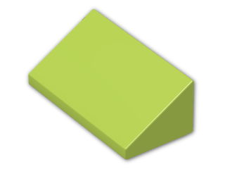 LEGO® Stein: Slope Brick 31 1 x 2 x 0.667 85984 | Farbe: Bright Yellowish Green