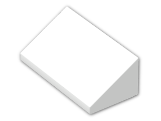 LEGO® Stein: Slope Brick 31 1 x 2 x 0.667 85984 | Farbe: White