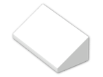 LEGO® Brick: Slope Brick 31 1 x 2 x 0.667 85984 | Color: White