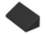 LEGO® Brick: Slope Brick 31 1 x 2 x 0.667 85984 | Color: Black