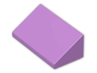 LEGO® Brick: Slope Brick 31 1 x 2 x 0.667 85984 | Color: Medium Lavender