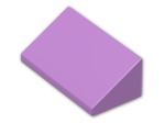 LEGO® Brick: Slope Brick 31 1 x 2 x 0.667 85984 | Color: Medium Lavender