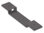 LEGO® Brick: Train Base 6 x 34 Split-Level without Bottom Tubes 87058 | Color: Dark Stone Grey