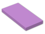 LEGO® Brick: Tile 2 x 4 with Groove 87079 | Color: Medium Lavender