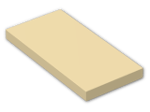 LEGO® Brick: Tile 2 x 4 with Groove 87079 | Color: Brick Yellow