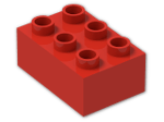 LEGO® Stein: Duplo Brick 2 x 3 87084 | Farbe: Bright Red