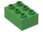 LEGO® Stein: Duplo Brick 2 x 3 87084 | Farbe: Bright Green