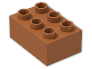 LEGO® Stein: Duplo Brick 2 x 3 87084 | Farbe: Dark Orange