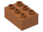LEGO® Brick: Duplo Brick 2 x 3 87084 | Color: Dark Orange