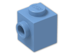 LEGO® Brick: Brick 1 x 1 with Stud on 1 Side 87087 | Color: Medium Blue