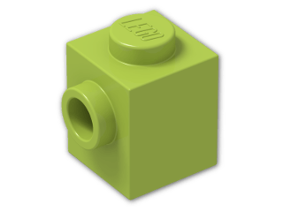 LEGO® Brick: Brick 1 x 1 with Stud on 1 Side 87087 | Color: Bright Yellowish Green