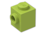 LEGO® Stein: Brick 1 x 1 with Stud on 1 Side 87087 | Farbe: Bright Yellowish Green