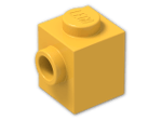 LEGO® Brick: Brick 1 x 1 with Stud on 1 Side 87087 | Color: Flame Yellowish Orange