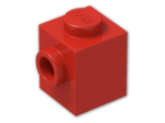 LEGO® Brick: Brick 1 x 1 with Stud on 1 Side 87087 | Color: Bright Red