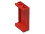LEGO® Brick: Panel 1 x 2 x 3 with Side Supports with Hollow Studs 87544 | Color: Bright Red