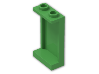 LEGO® Stein: Panel 1 x 2 x 3 with Side Supports with Hollow Studs 87544 | Farbe: Bright Green
