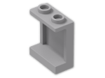 LEGO® Brick: Panel 1 x 2 x 2 Reinforced with Hollow Studs 87552 | Color: Medium Stone Grey