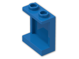 LEGO® Brick: Panel 1 x 2 x 2 Reinforced with Hollow Studs 87552 | Color: Bright Blue
