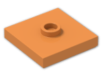 LEGO® Brick: Plate 2 x 2 with Groove with 1 Center Stud 87580 | Color: Bright Orange