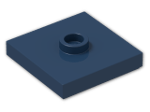 LEGO® Stein: Plate 2 x 2 with Groove with 1 Center Stud 87580 | Farbe: Earth Blue