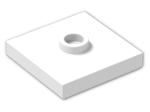 LEGO® Brick: Plate 2 x 2 with Groove with 1 Center Stud 87580 | Color: White