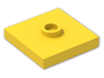 LEGO® Stein: Plate 2 x 2 with Groove with 1 Center Stud 87580 | Farbe: Bright Yellow