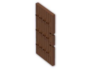 LEGO® Stein: Door 1 x 5 x 8.5 Stockade 87601 | Farbe: Reddish Brown