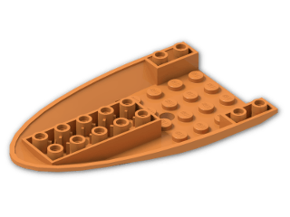 LEGO® Stein: Plane Bottom 6 x 10 x 1 87611 | Farbe: Bright Orange