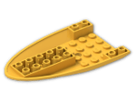 LEGO® Brick: Plane Bottom 6 x 10 x 1 87611 | Color: Flame Yellowish Orange