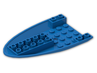 LEGO® Stein: Plane Bottom 6 x 10 x 1 87611 | Farbe: Bright Blue