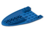 LEGO® Brick: Plane Bottom 6 x 10 x 1 87611 | Color: Bright Blue