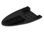 LEGO® Brick: Plane Bottom 6 x 10 x 1 87611 | Color: Black