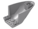 LEGO® Brick: Plane Rear 6 x 10 x 4 87616 | Color: Medium Stone Grey