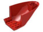 LEGO® Brick: Plane Rear 6 x 10 x 4 87616 | Color: Bright Red